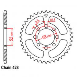 SPROCKET 34T KAW, SUZ