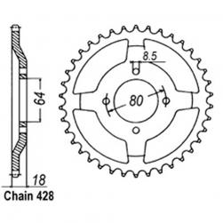 SPROCKET 51T YAMAHA