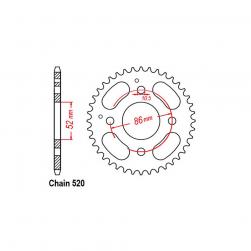 SPROCKET 30T KYMCO