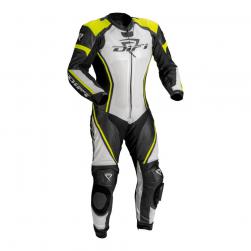 DIFI SUIT IMOLA 1PC BLK/WHT/YEL 58" 3XL