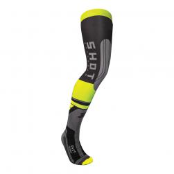 SHOT INTERCEPTOR KNEE BRACE SOCKS NEON YEL 47-50