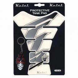 TANK PAD KEITI YAM FJR SILVER