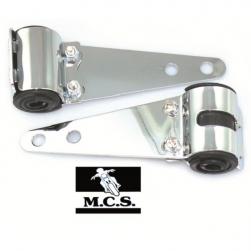 HEADLIGHT BRACKETS UNI CHROME H/D