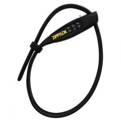 LOCK CABLE ZIPPYLOK ADJUSTABLE RACHETING LOCK 45CM X 1CM