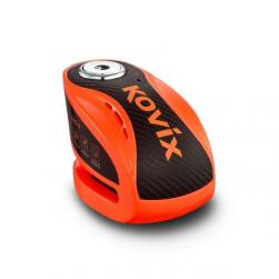 DISC LOCK KOVIX ALARM (10mm) ORANGE (10)