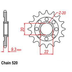 SPROCKET 12T KAWASAKI