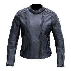 MERLIN JACKET WOMENS HADLEY LEATHER BLACK 14 / LG