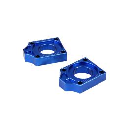 AXLE BLOCK REAR YAMAHA BLUE