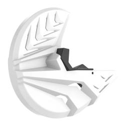 DISC + FORK PROTECTOR CRF250R/450R 15-22 WHITE