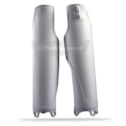 FORK COVERS CR125/250 04-07 / CRF250R/450R 04-17 WHITE