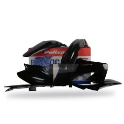 PLASTICS KIT CR125/250 04-07 BLACK