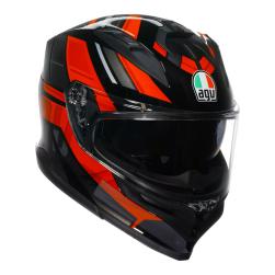 AGV K7 TAURAX BLACK / RED MD
