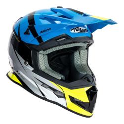 NITRO MX710 JUNIOR BLUE/BLACK/GREY/FLURO YEL (49-50cm) MD