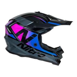 NITRO MX710 JUNIOR ONYX PURPLE/PINK (47-48cm) SM