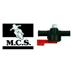 FUEL TAP 6mm ON/OFF BLACK