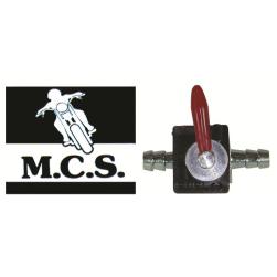 FUEL TAP INLINE SQ BODY 8x8mm