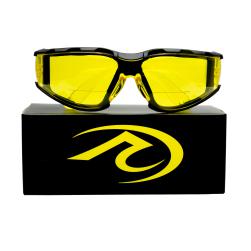 BIFOCAL RIDING GLASSES YELLOW +2.0