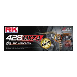 RK CHAIN 428MXZ-136L MXZ4 GOLD (Up to 150cc)