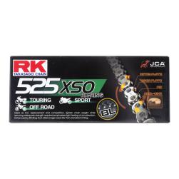 RK CHAIN 525XSO-120L RX-RING BLACK (Up to 900cc)