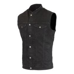 MERLIN VEST GHOST DENIM D3O BLACK 46" 2XL