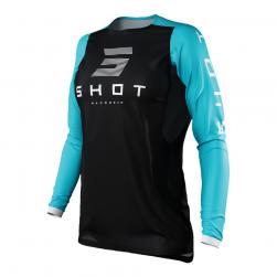 SHOT CONTACT JERSEY LADIES SHELLY TURQUOISE 10 / LG