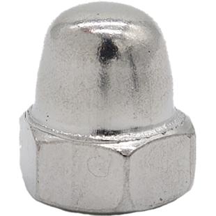 NUTS DOME CHROME 8mm