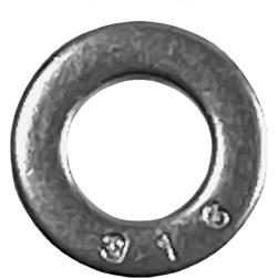 WASHERS FLAT 6 x 12.5mm STAINLESS STEEL (BAG 100)