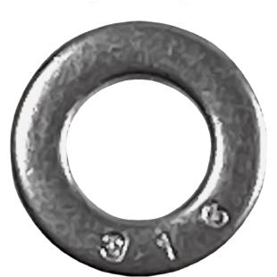 WASHERS FLAT 6 x 12.5mm STAINLESS STEEL