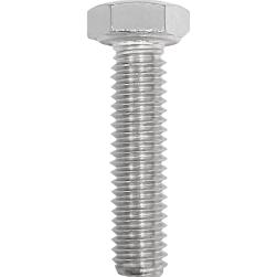 BOLTS HEX HEAD 6 x 25mm STAINLESS STEEL (BAG 25)