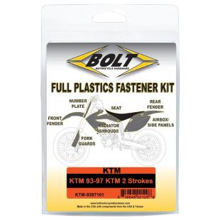 BOLT KIT PLASTICS KTM 2 STROKE 93-97