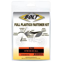 BOLT KIT PLASTICS KTM ALL 98-2002